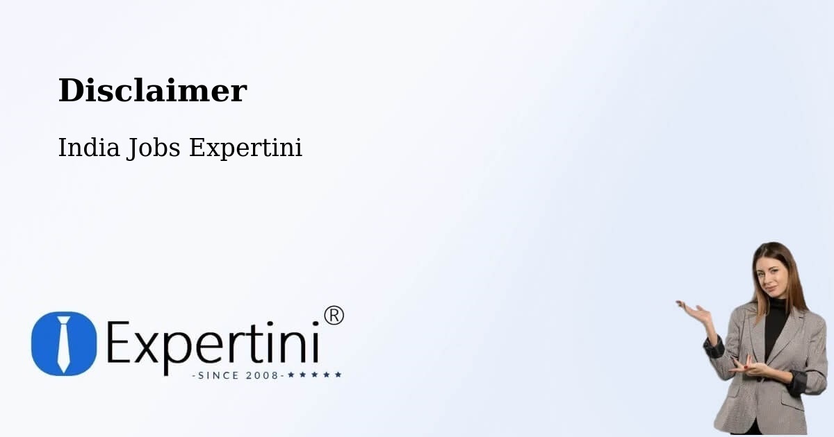 Disclaimer – Dhing - India Jobs Expertini